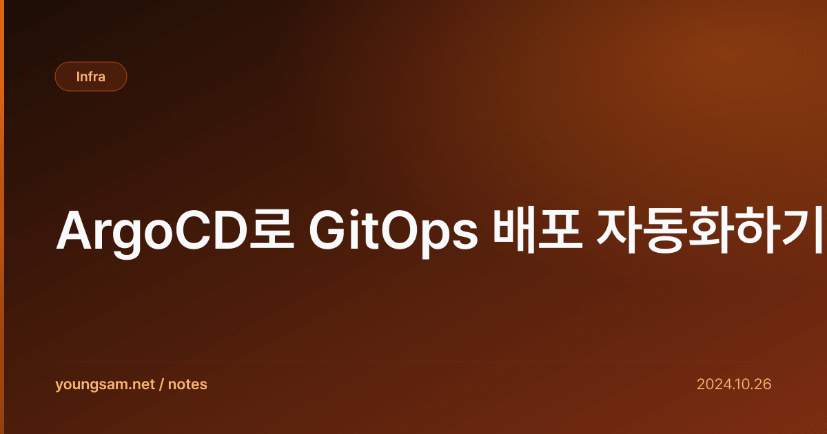 ArgoCD로 GitOps 배포 자동화하기
